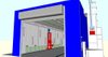 Large Industrial Spray Booth