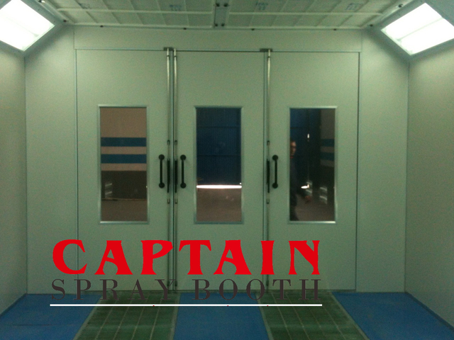 spray booth door